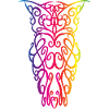 Rainbow Tribal Owl