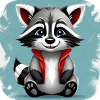 Cute raccoon