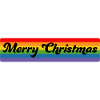 LGBTQI Merry Christmas Rainbow