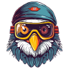 Adler Winter Schnee
