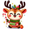 Merry Christmas Reindeer
