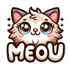 Meow - Cat Illustration