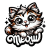Miaou - Illustration de chat