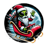 Deep Space Santa Alien