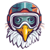 Adler Winter Schnee