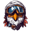 Adler Winter Schnee