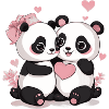 Be My Valentine Panda