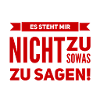 das sage ich nicht