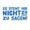 ich schweige