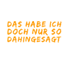 das war belangloses Gerede