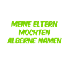 mein Name ist albern