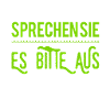 sagen sie es
