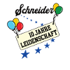 Schneider Jubiläum 10 Jahre Schneiderei 10. Jubi