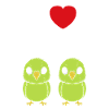 Oiseaux perruches humour petite perruche