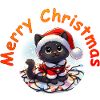 Christmas Cat Fairy Lights