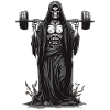 Grim Reaper Bodybuilder Deadlift Fun