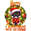 Christmas Cat Fairy Lights 02