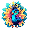 Peacock Bird Drawing