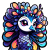 Peacock Bird Drawing