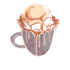 Coffee Cafe Skull