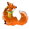 Fox in the snow