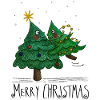Christmas Tree Love Merry Christmas