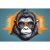 Gorillas with goggles