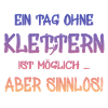 klettern Spruch