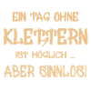 klettern Spruch