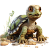 Funny little tortoise