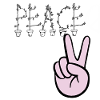 PEACE hand