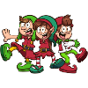 Singing Christmas Elves