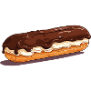 Éclair au chocolat