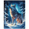 Loup de paysage d’hiver 1.11