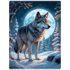 Winterlandschaft Wolf 1.12