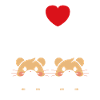 Mignon Humour petit hamster