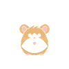 Mignon Humour petit hamster