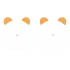 Mignon Humour petit hamster
