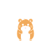 Mignon Humour petit hamster