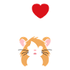 Mignon Humour petit hamster