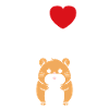 Mignon Humour petit hamster