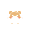 Mignon Humour petit hamster