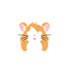 Mignon Humour petit hamster