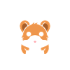 Mignon Humour petit hamster