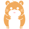 Mignon Humour petit hamster