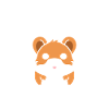 Mignon Humour petit hamster