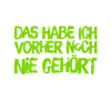 das ist mir neu