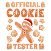 Gingerbread Baking Official Cookie Tester