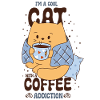 Jeg er en sej kat med en kaffeafhængighed