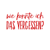 ich habe es vergessen